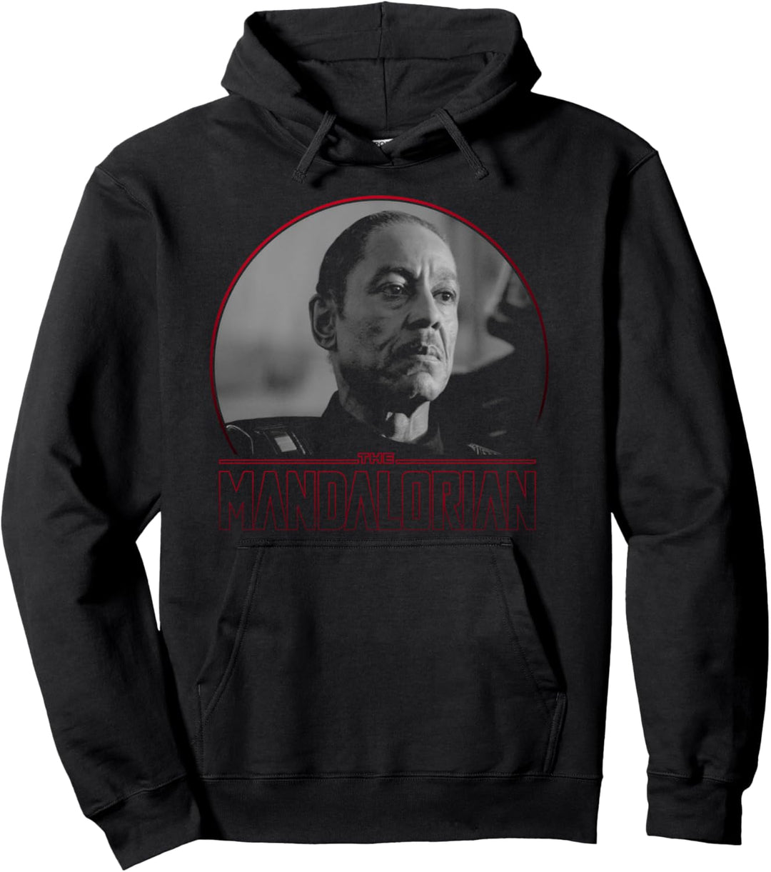 Star Wars Mandalorian Moff Gideon Red Circle Pullover Hoodie