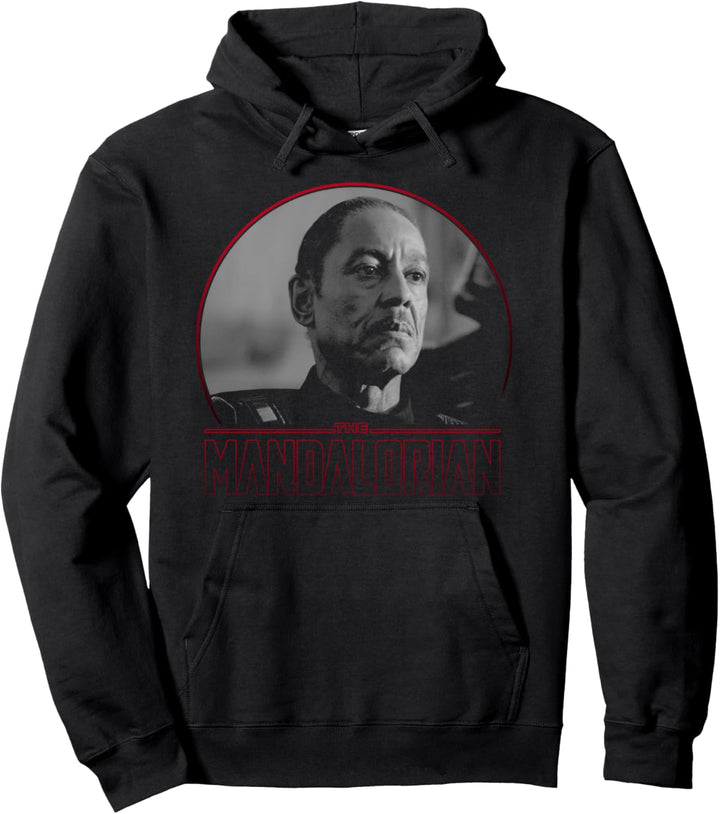 Star Wars Mandalorian Moff Gideon Red Circle Pullover Hoodie