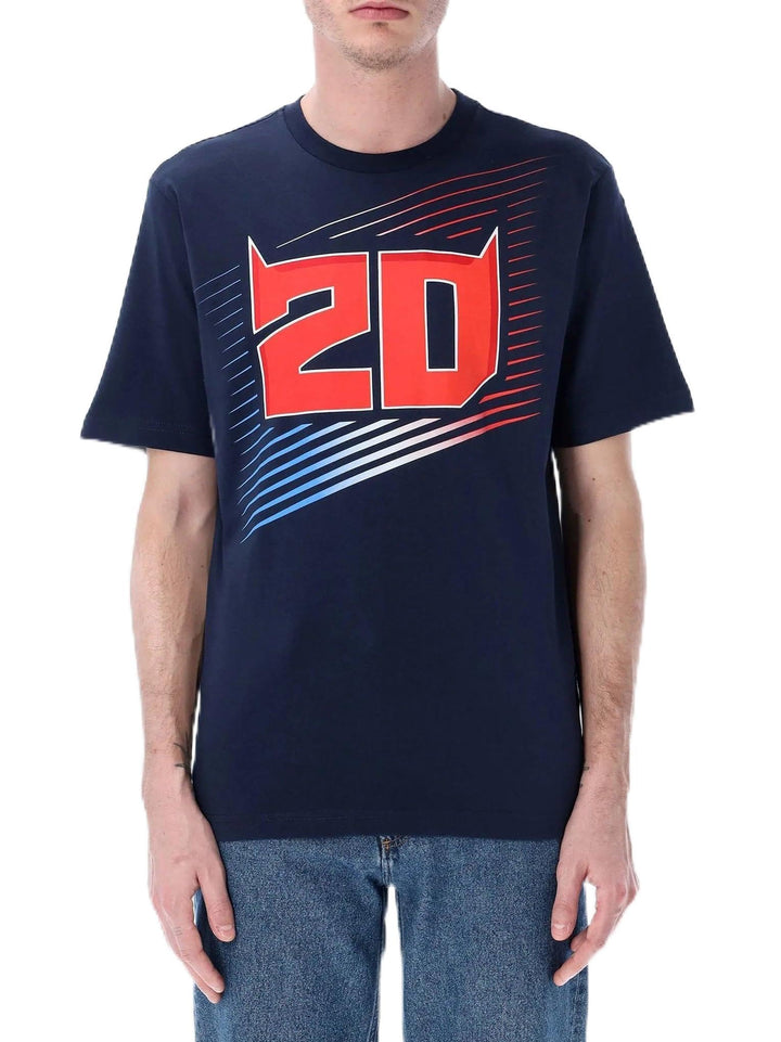 Fabio Quartararo T-Shirt Big 20 El Diablo MotoGP L Blau, L Blau