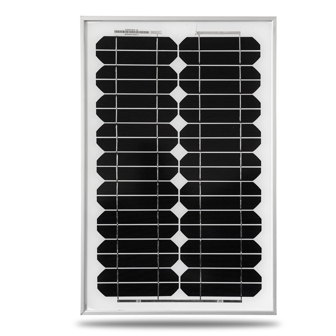 Solarmodule Monokristallin Solarpanel Solarzelle Photovoltaik Solar PV Mono, Wattzahl:10W 10W 12V, 1
