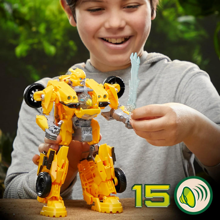 Transformers Spielzeug zum Film Aufstieg der Bestien, Beast-Mode Bumblebee Action-Figur ab 6 Jahren,