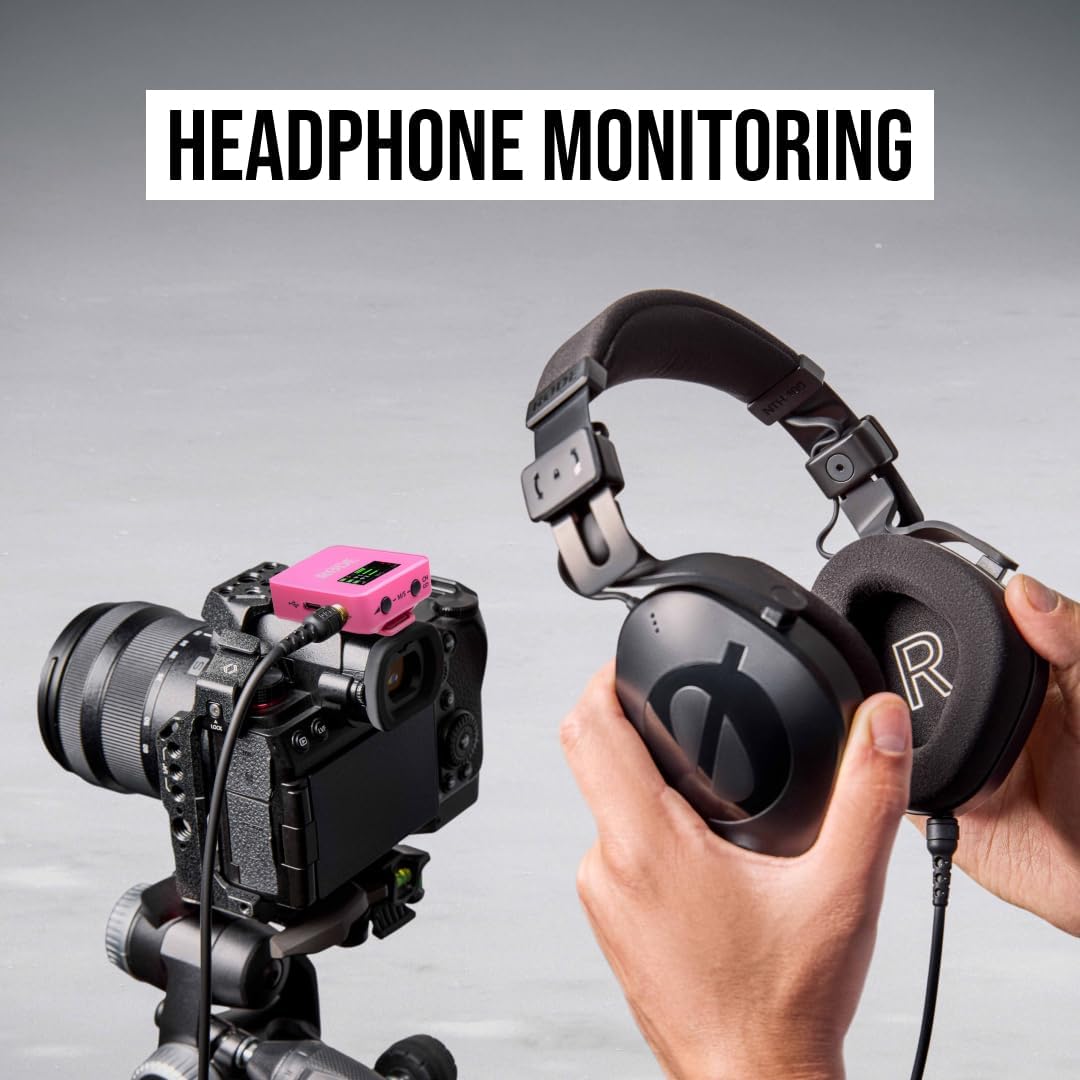 RØDE Wireless GO (Gen 3) – Kompakter kabelloser Mikrofon – Kristallklarer Klang, 32-Bit Float Aufnah