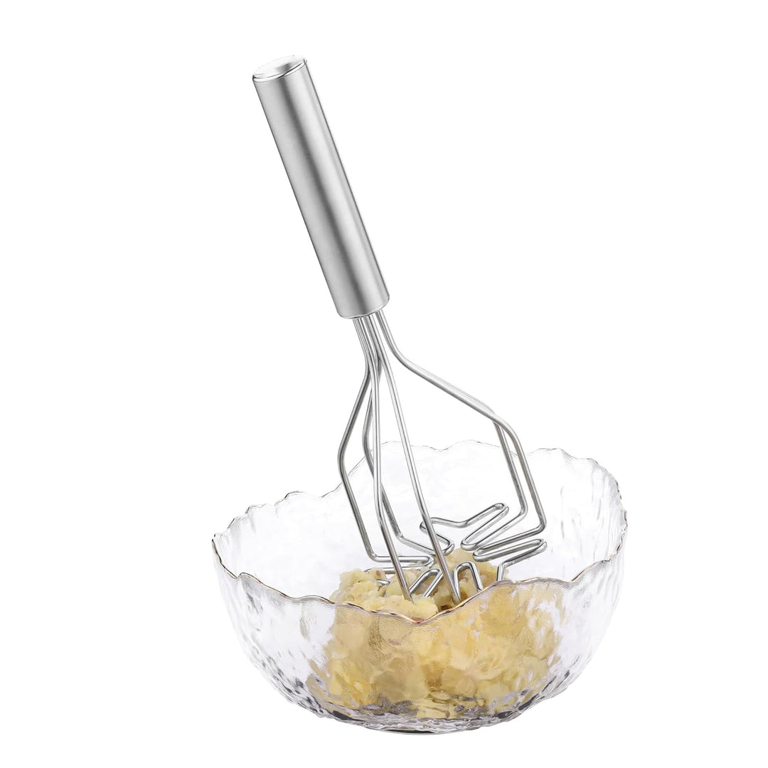 Spätzlepresse，Kartoffelpresse，Kartoffelstampfer Edelstahl mit dickem Griff, Spülmaschinengeeignet,be