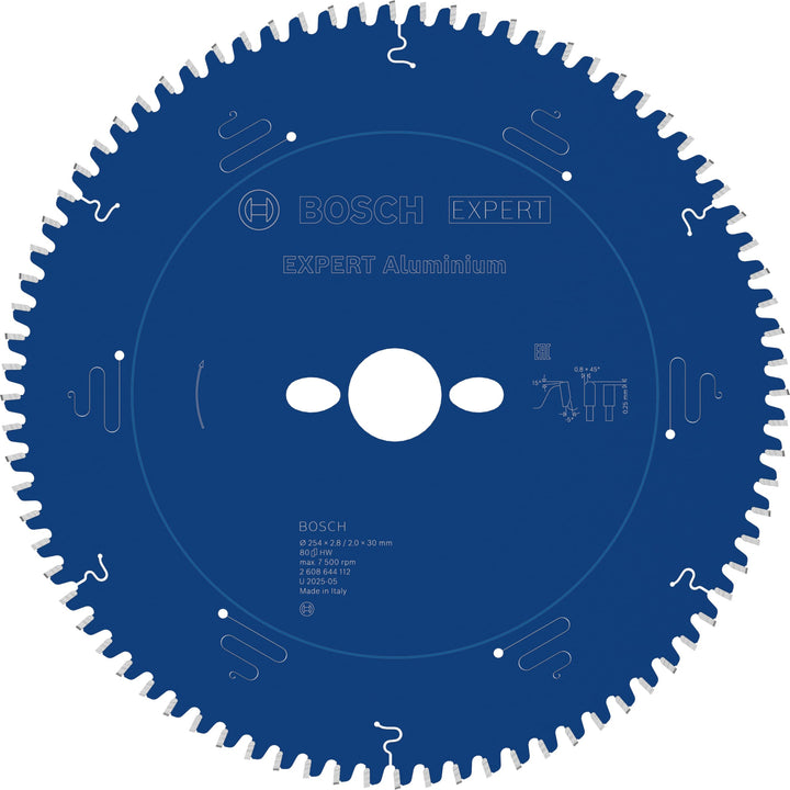Bosch Professional 1x Kreissägeblatt Expert for Aluminium (für Aluminium, Sägeblatt Ø 254 x 30 x 2,8