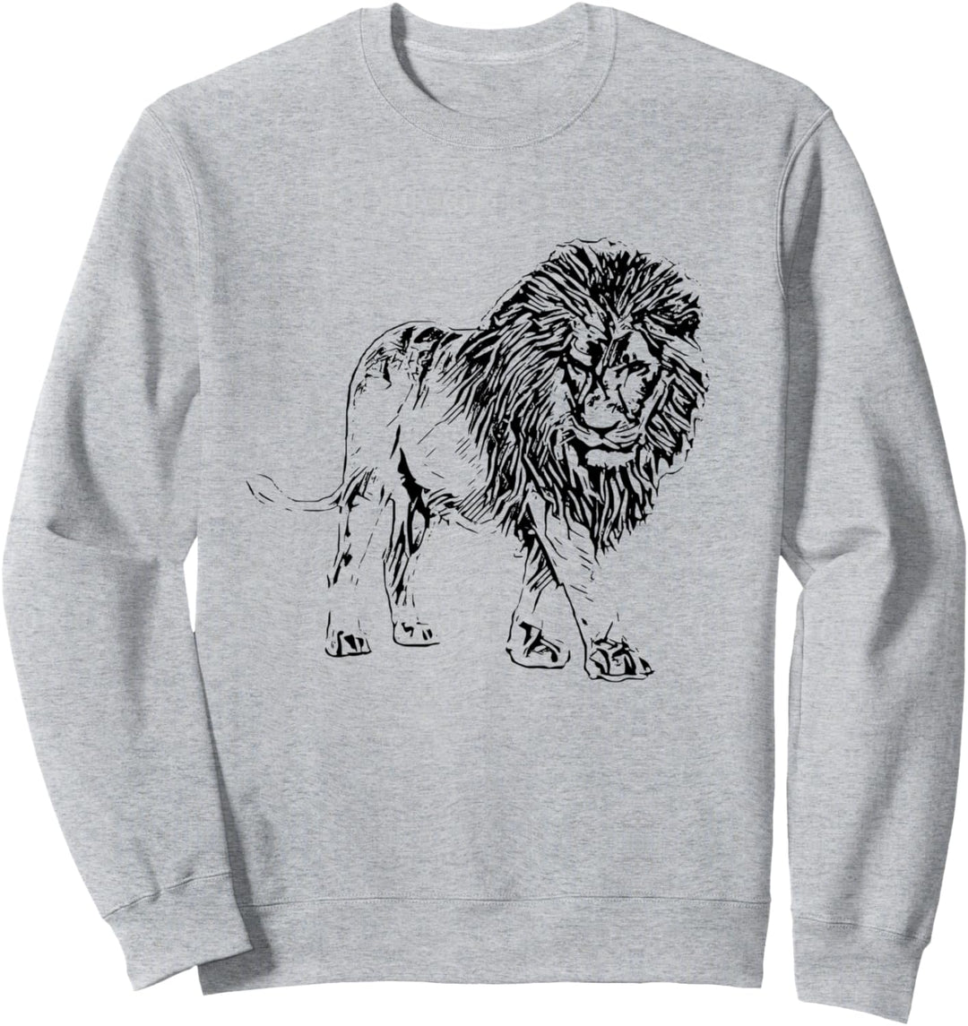 Löwen Löwenrudel Motiv Afrika Raubkatze Löwenmähne Löwe Sweatshirt
