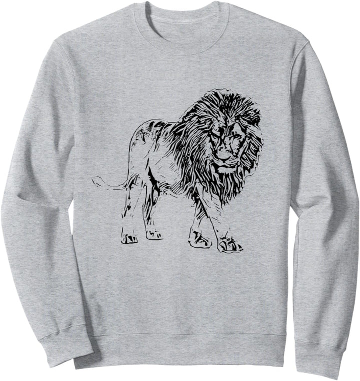 Löwen Löwenrudel Motiv Afrika Raubkatze Löwenmähne Löwe Sweatshirt