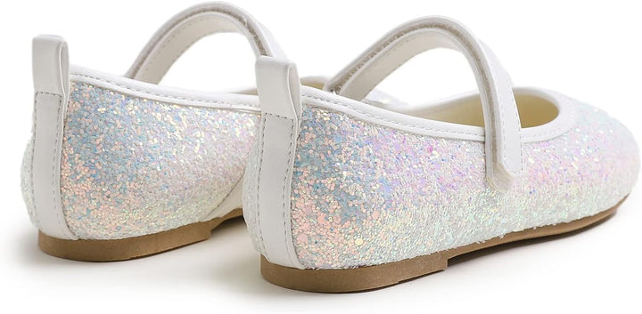 Feversole Girls Cute Dress, Mädchen süsses Kleid Mary Jane Schuhe weiche Party Urlaub Ballerinas 31