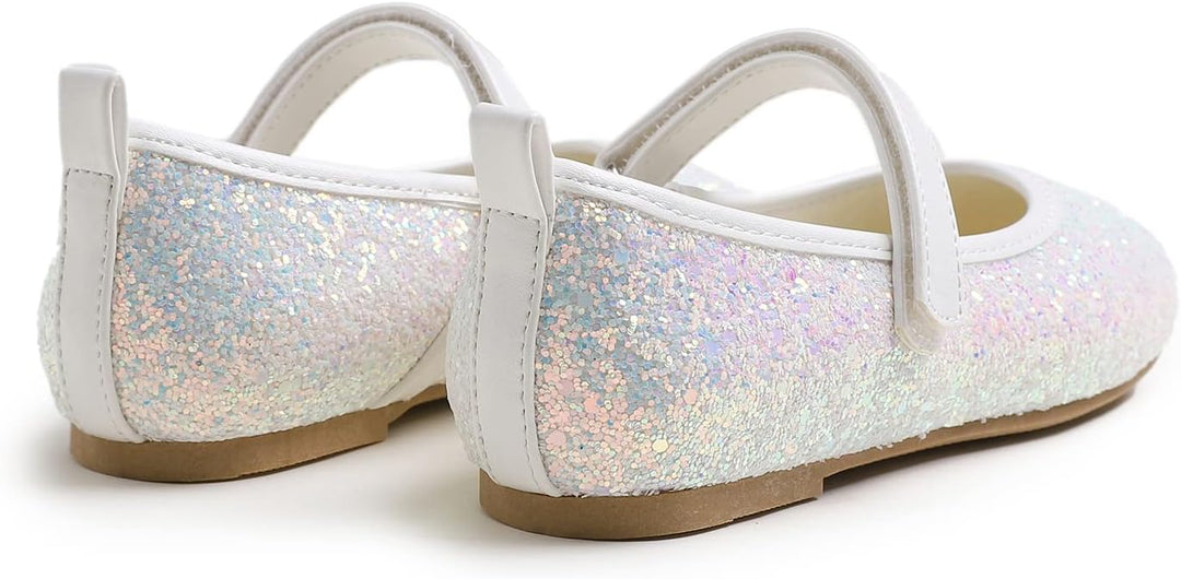 Feversole Girls Cute Dress, Mädchen süsses Kleid Mary Jane Schuhe weiche Party Urlaub Ballerinas 29