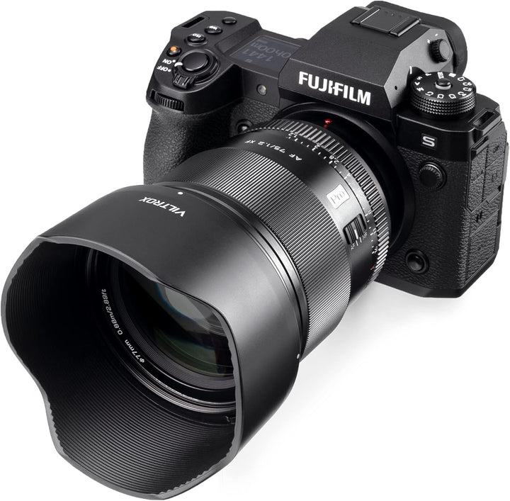 VILTROX 75mm f/1.2 F1.2 XF Autofokus Objektiv Fuji X Mount PRO Level APS-C Objektiv Kompatibel mit F
