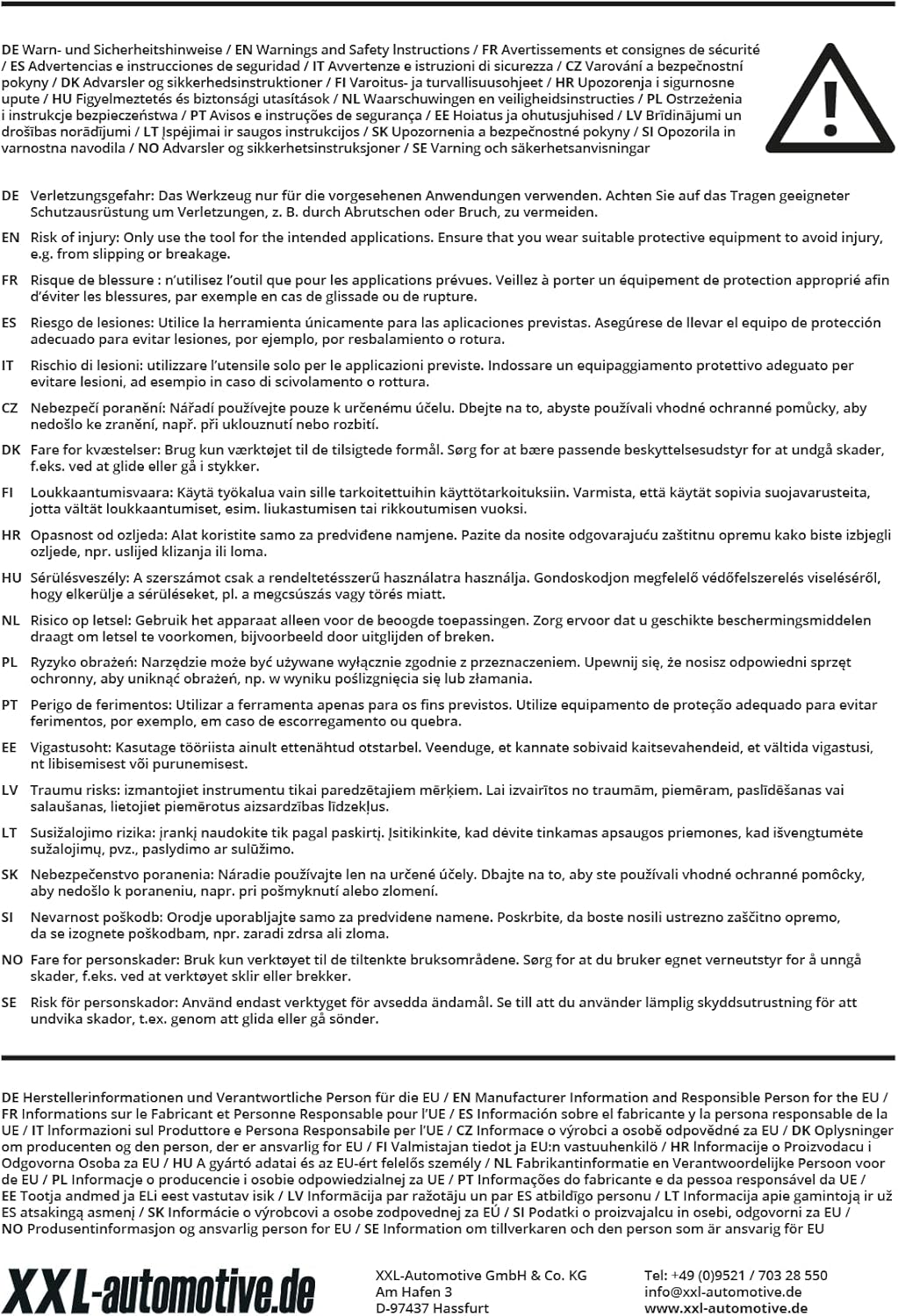 Stahlmaxx Reinigungsadapter Fettstein Panoramadach passend für VW Golf 6 Tiguan II für Audi Q3 A6 A4