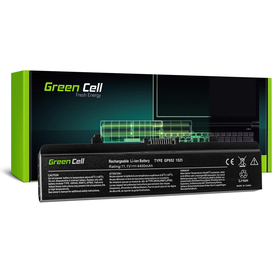 Green Cell Standard Serie GW240 Laptop Akku für Dell Inspiron 1525 1526 1545 1546 (6 Zellen 4400mAh