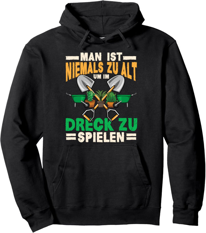 Hobbygärtner Motiv mit lustigen Spruch, Witziges Garten Pullover Hoodie