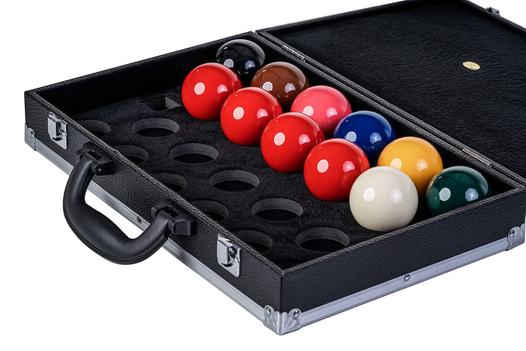 Robertson Kugelkoffer für 22 Snookerkugeln 52 mm, stabil, gepolstert, sicherer Transport