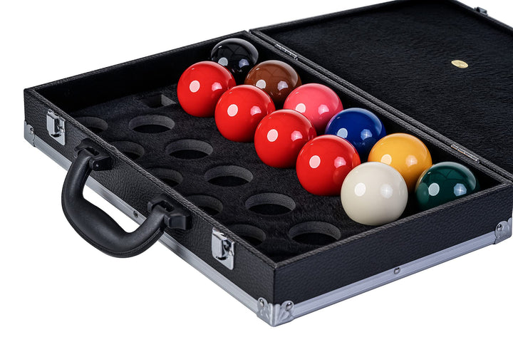 Robertson Kugelkoffer für 22 Snookerkugeln 52 mm, stabil, gepolstert, sicherer Transport