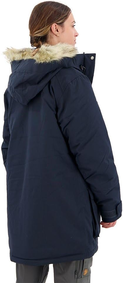 FJALLRAVEN Damen Nuuk Parka W XS Dunkelblau, XS Dunkelblau
