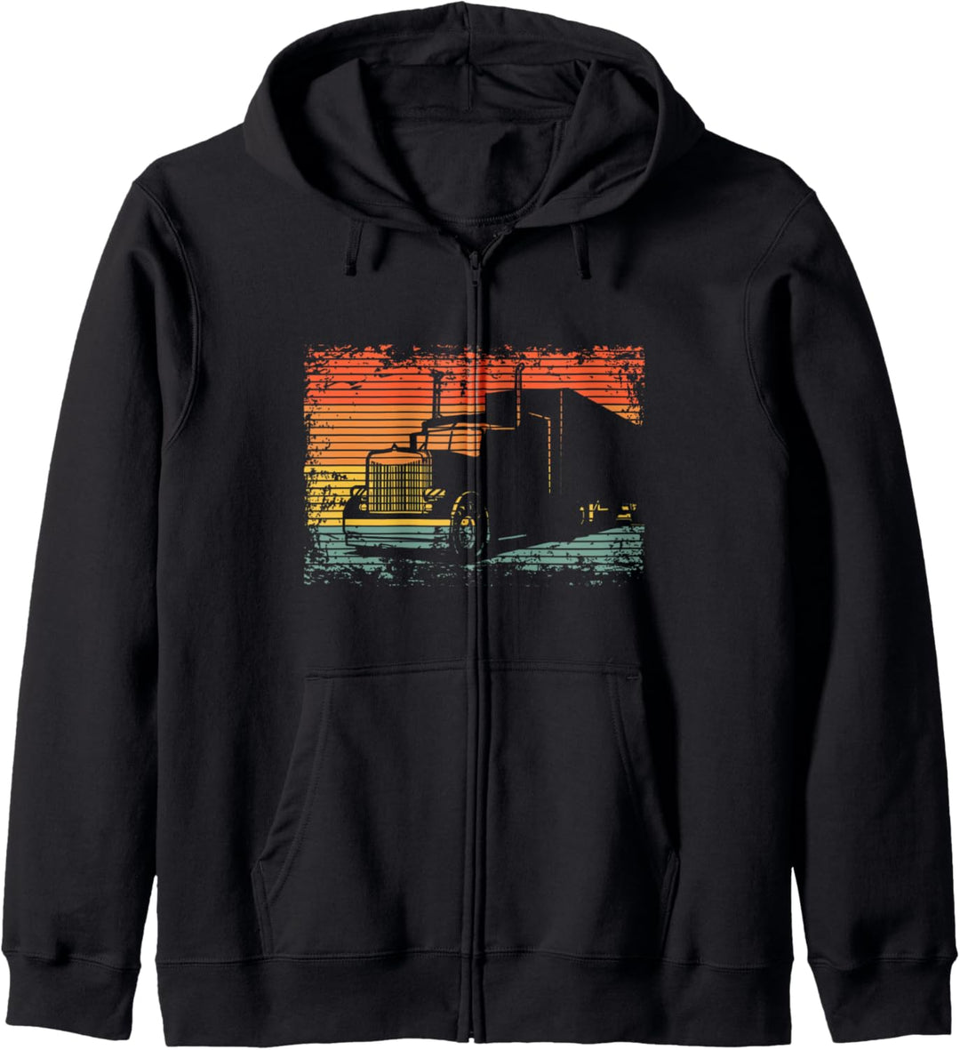 Vintage Truck LKW Fahrer Laster Fahren Geschenk Kapuzenjacke