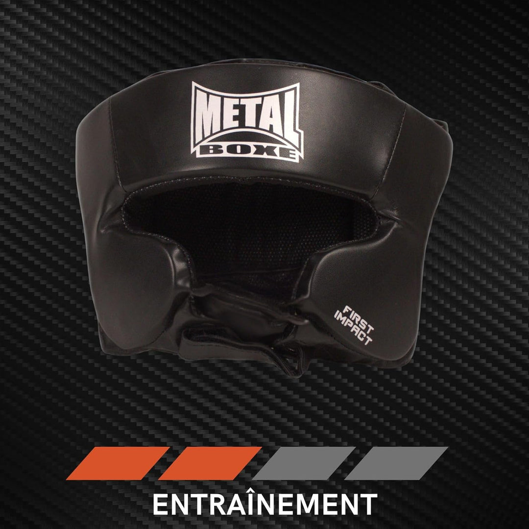 METAL BOXE MB117 Kopfschutz/Helm fürs Boxen/Kampfsport blau Kinder, blau Kinder