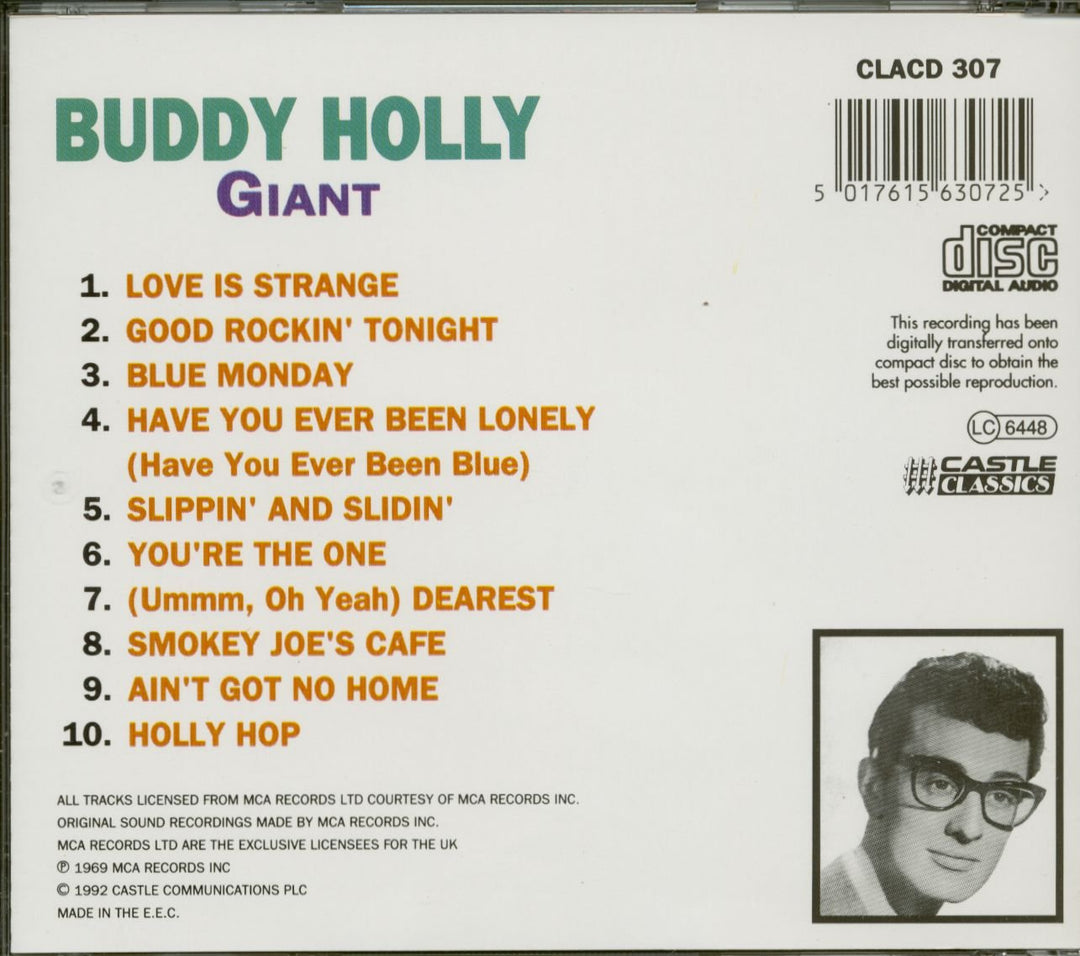 Giant, Audio-CD