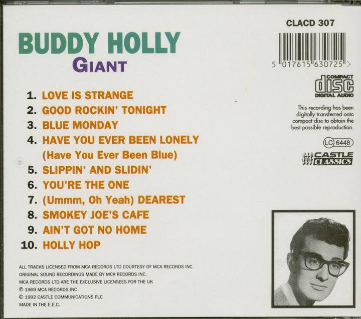 Giant, Audio-CD