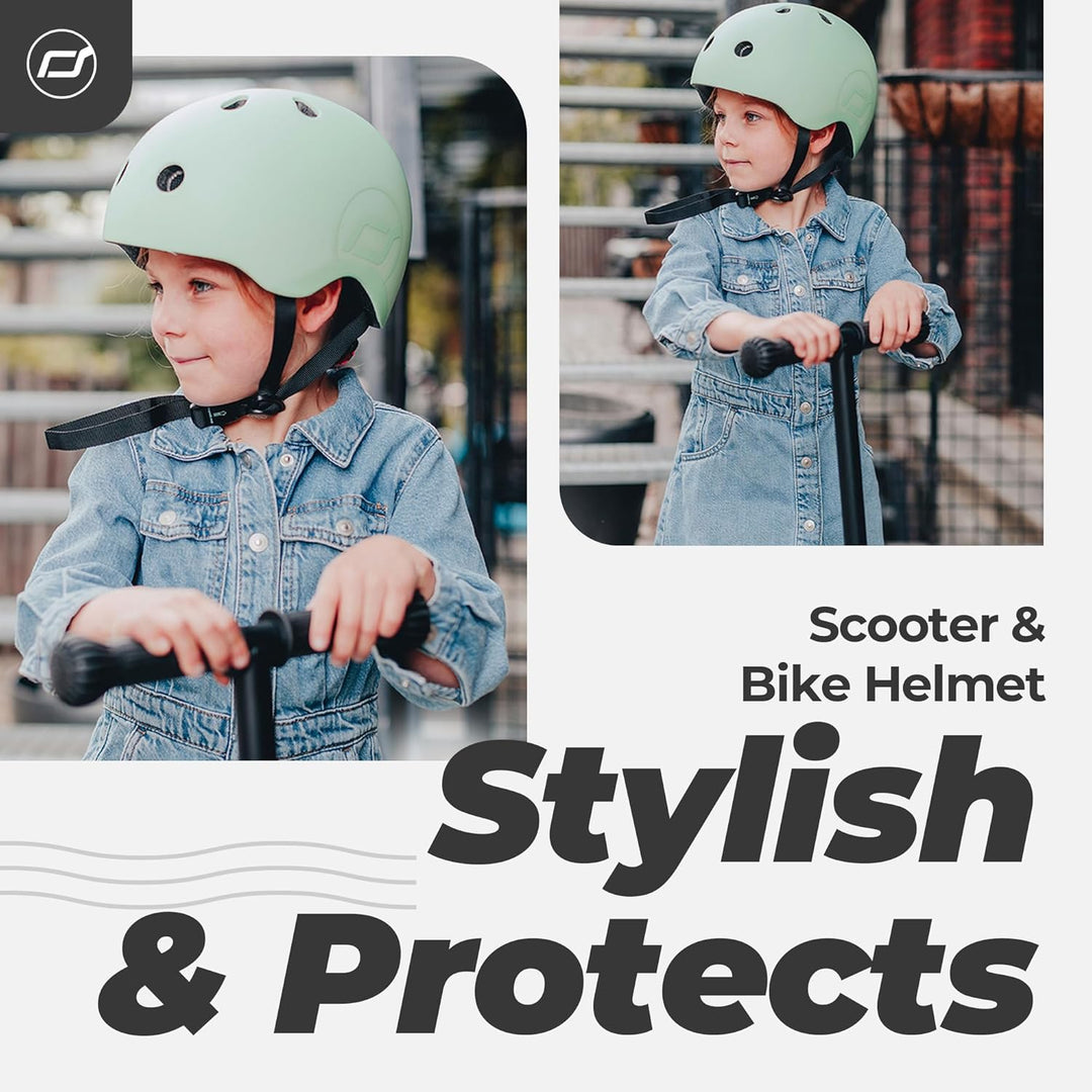 Scoot & Ride, S - M Size Kids Helmet kiwi, kiwi