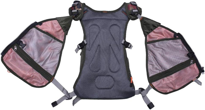 Kylebooker Fliegenfischen Weste Angelweste Einstellbare Grösse Maschen Multi-Taschen Jacke Einheitsg