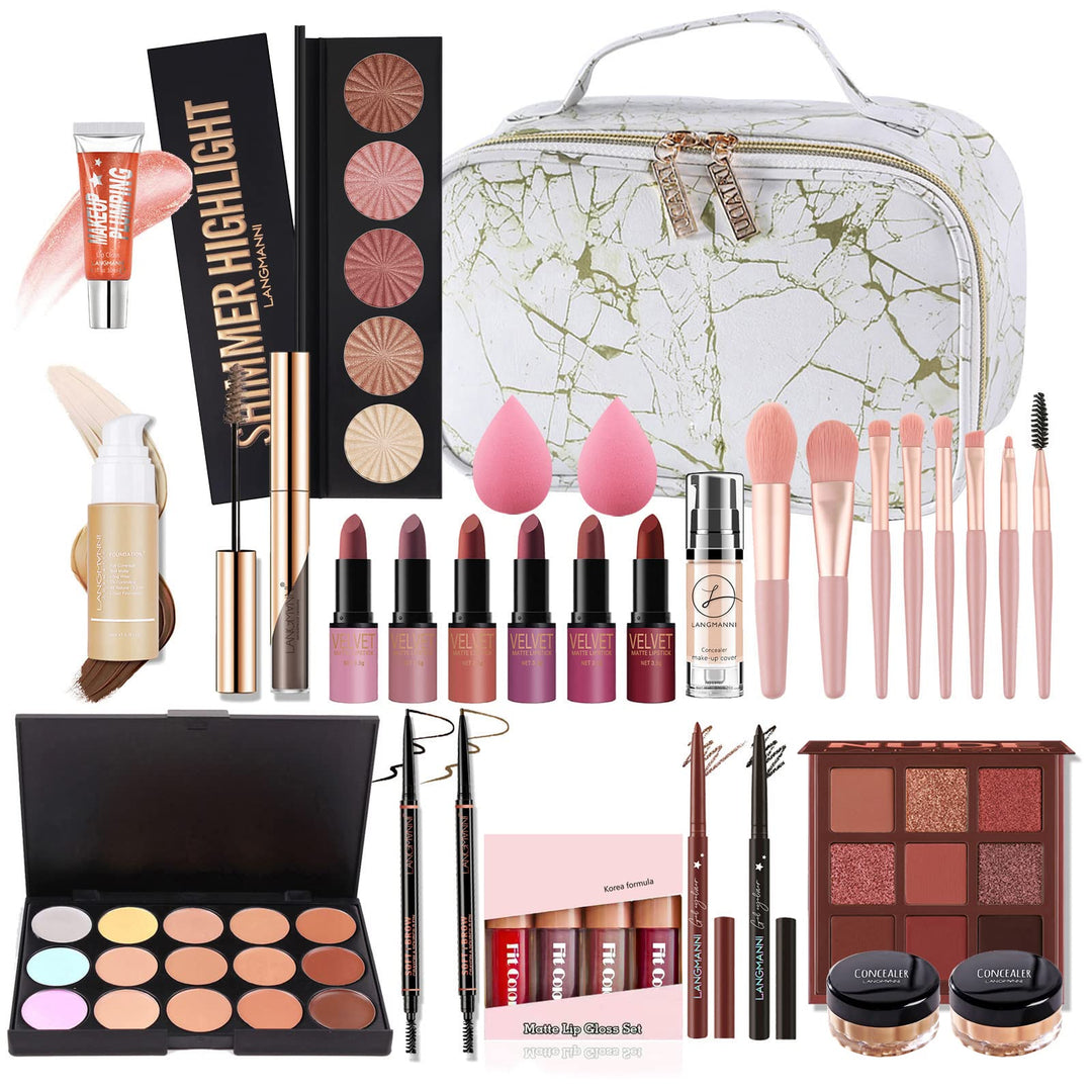 FantasyDay Multifunktions Exquisite Make-up Geschenkset Kosmetik Schmink Kit für Gesicht, Augen und