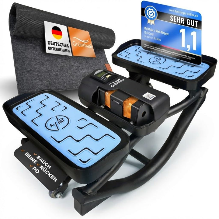 Mini Stepper Alternative - Rollslider - Fitnessgerät für zuhause - leise & gelenkschonend kompakt mi