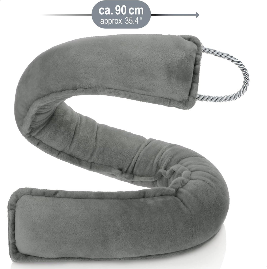 COM-FOUR® Zugluftstopper, extra Schwerer Windstopper MTI Kordel, effektiver Luftzugstopper, Gute Abd