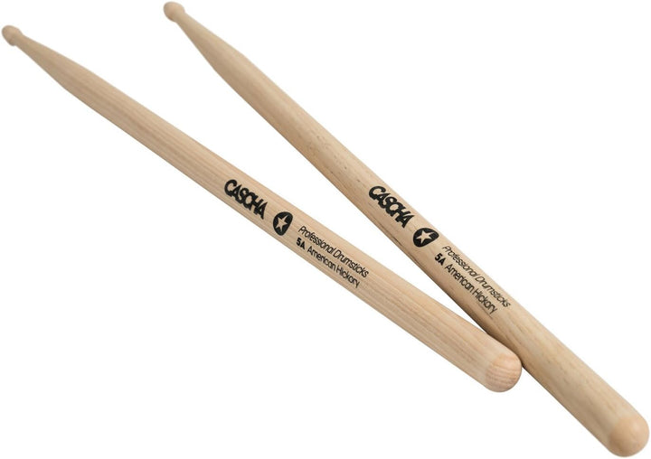 Drumsticks Pack 5A American Hickory, 12 Pair 12 Paar (24 Sticks), 12 Paar (24 Sticks)