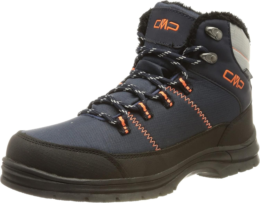CMP Unisex Kinder Kids Annuuk Snow Boot Wp Schnee-Stiefel 28 EU Black Blue, 28 EU Black Blue