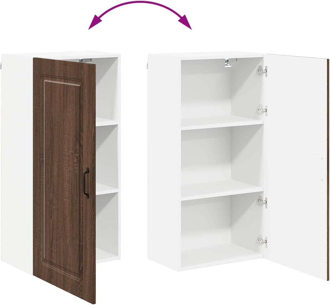 vidaXL Geschirrspülerfront Kalmar Braun Eichen-Optik 50 x 31 x 100 cm, Eleganter moderner Küchenrega