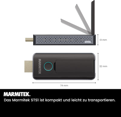 Drathlose HDMI Extender – Marmitek STS1-1080p Full HD – Kabelloses HDMI-Sender – Verbinden Sie Ihren