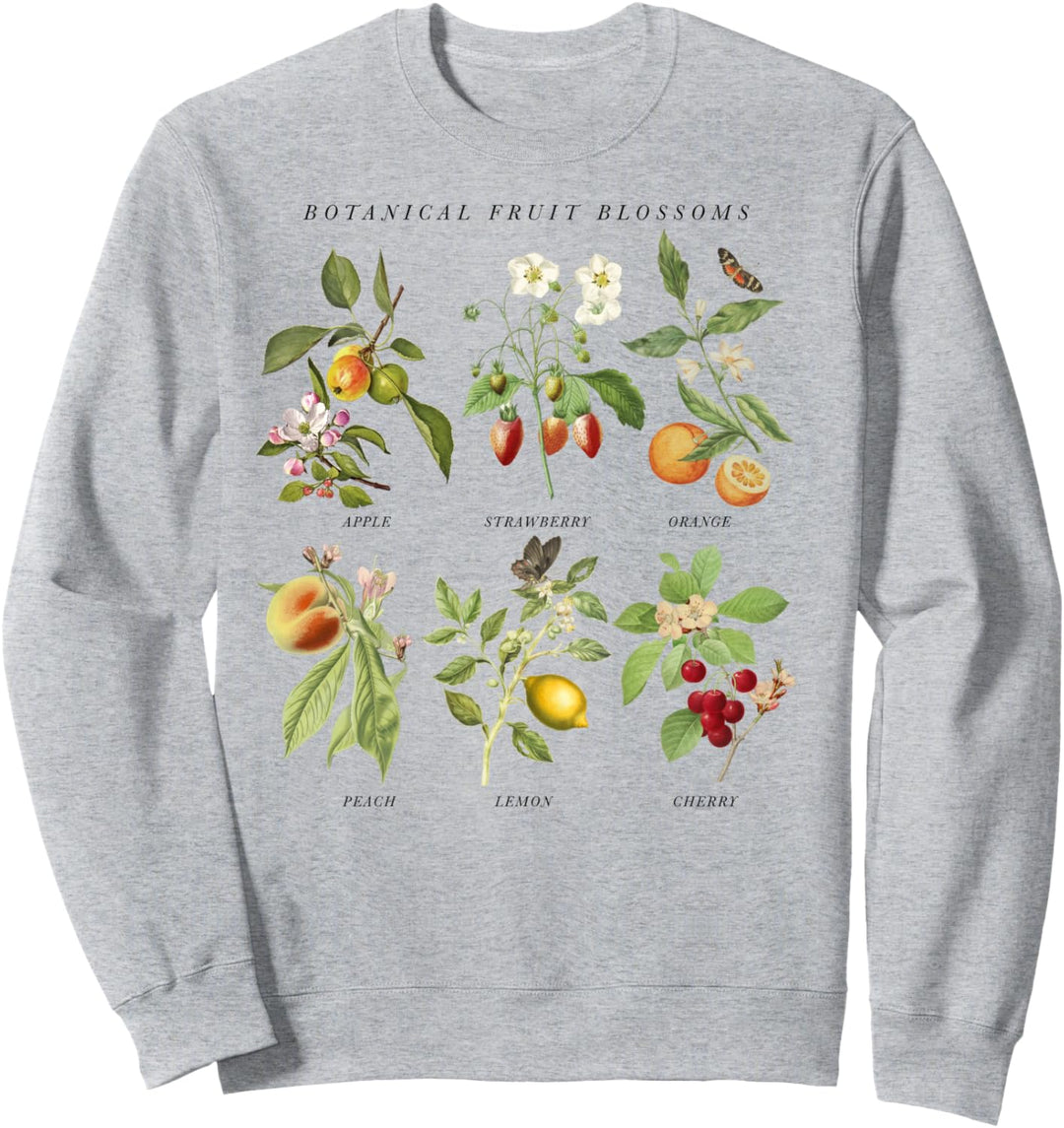 Trendy Fruit Blossom Chart Sweatshirt