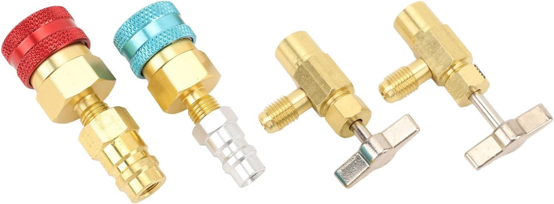Kikumi R1234YF Schnellkoppler Kit Selbstversiegelung Kann mit Hohem Niederdruck 1234yf Bis R134A -Ad