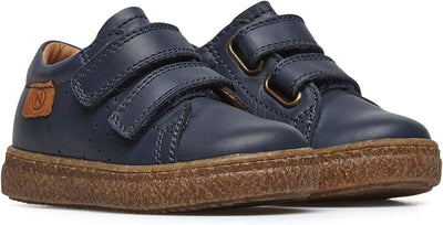 Naturino Carex VL-Sneaker aus gebürstetem Nappalede-Hellblau 20 EU Blau, 20 EU Blau