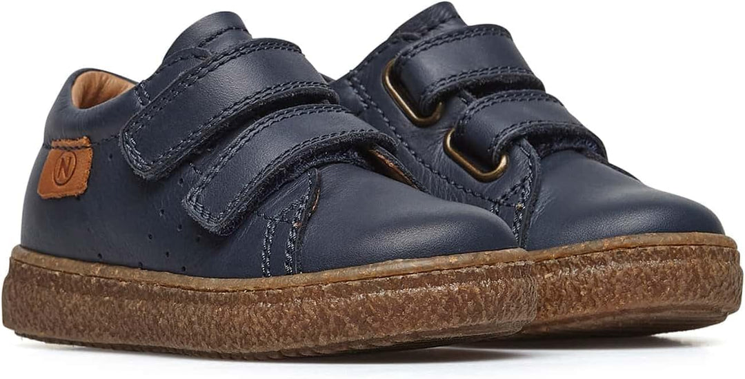 Naturino Carex VL-Sneaker aus gebürstetem Nappalede-Hellblau 20 EU Blau, 20 EU Blau