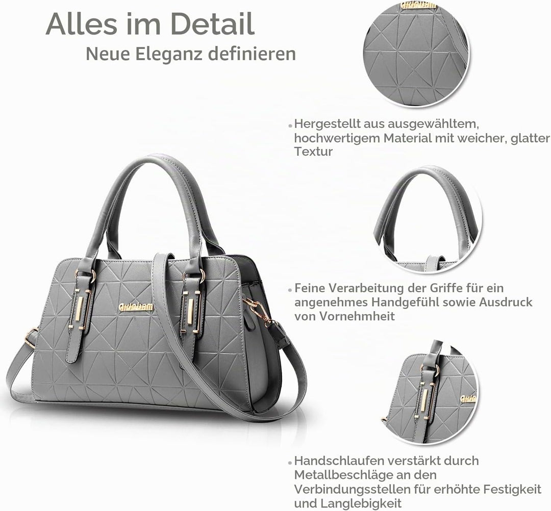 NICOLE&amp;DORIS Damen Handtaschen Umhängetasche Damenhandtaschen Henkeltaschen Schultertaschen Crossbod