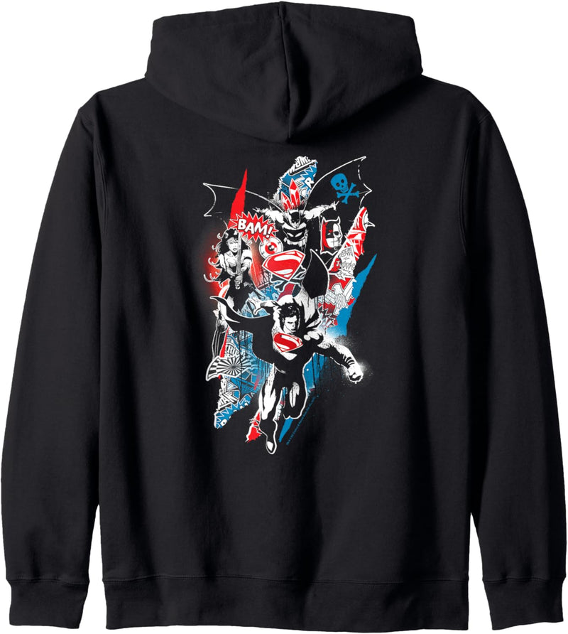 Batman v Superman Ripped Trio Kapuzenjacke