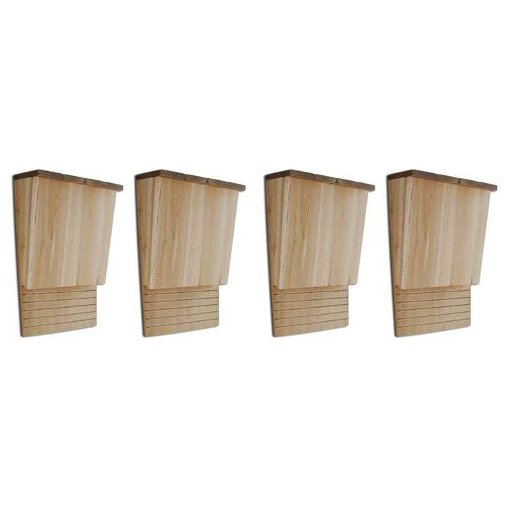 Fledermaushäuser 4 STK. 22 x 12 x 34 cm Holz,Heim &amp; Garten,Dekoration,Vogel- und Tierhäuschen,Fleder
