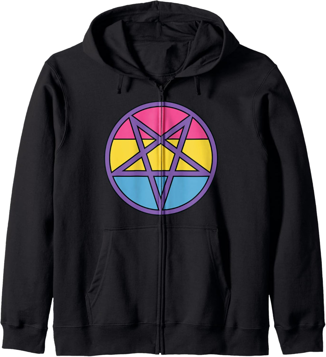 Pansexual Satanic Pentagram Occult Men Women Gift Kapuzenjacke