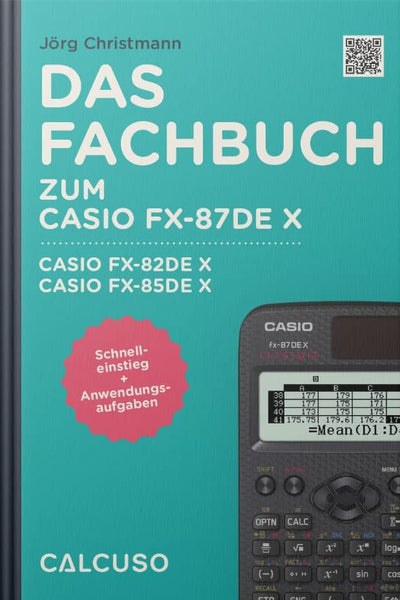 CALCUSO Standarpaket: Casio FX-82DE X technisch-wissenschaftlicher Taschenrechner + WYNGS Schutztasc