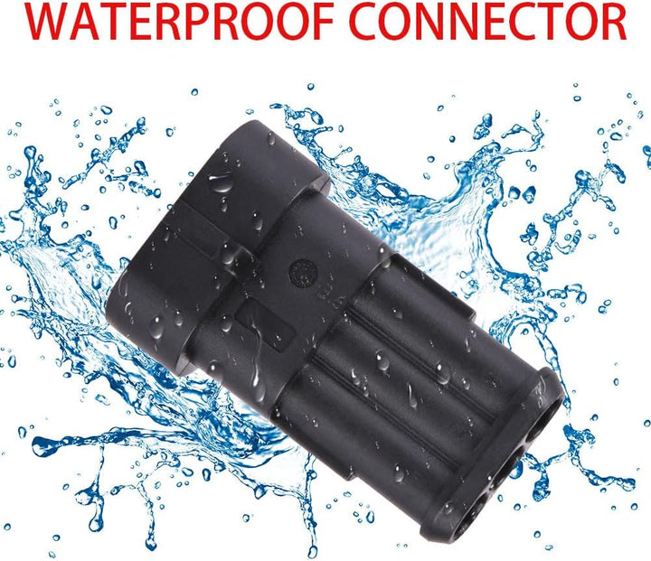 URAQT Auto Wasserdichte KFZ Kabel Steckverbinder, Schnell kfz Steckverbinder Wasserdicht, 730PCS Kfz