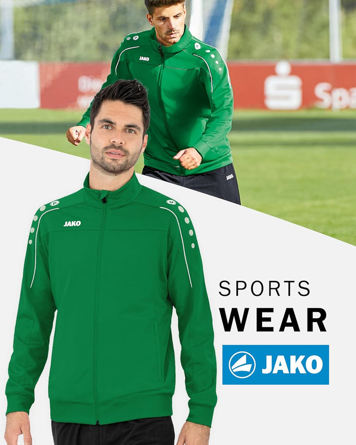 JAKO Herren Trainingsanzug Polyester Classico, nightblue/citro, XXL, M9150 M sportgrün, M sportgrün