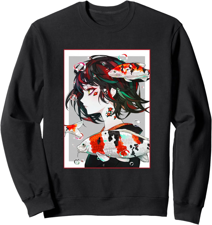 Anime Girl Japanisch Ästhetisch Anime Otaku Geschenk Sweatshirt
