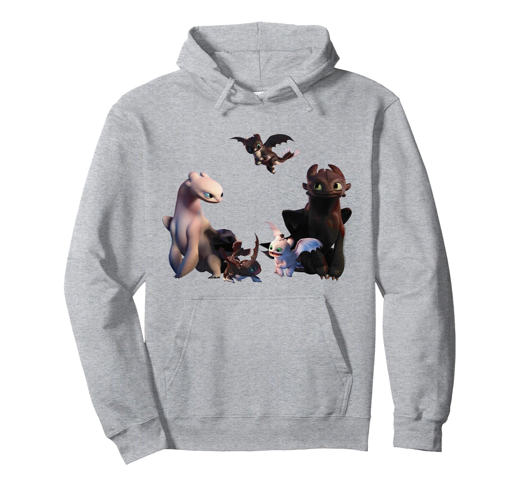 Drachenzähmen Leicht Gemacht 3 Nachtwut Familie Pullover Hoodie
