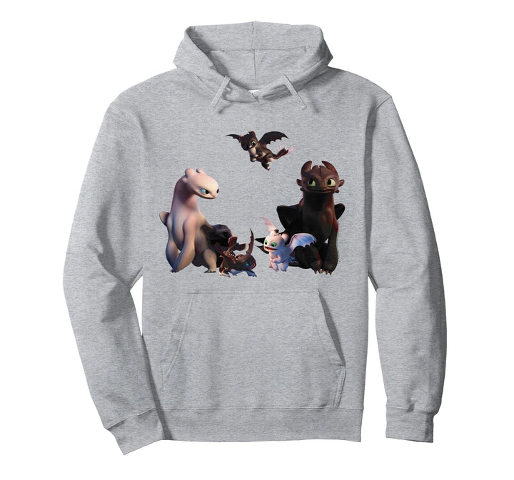 Drachenzähmen Leicht Gemacht 3 Nachtwut Familie Pullover Hoodie