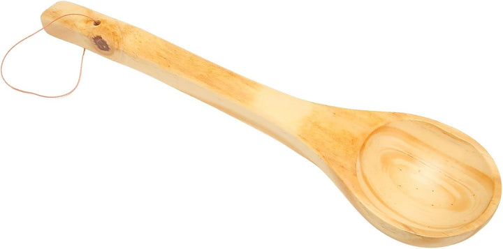 Saunakelle, Grosse Holzkelle Sauna Wasserschöpfkelle Spa Löffel mit Langem Griff für Dampfbad, Sauna