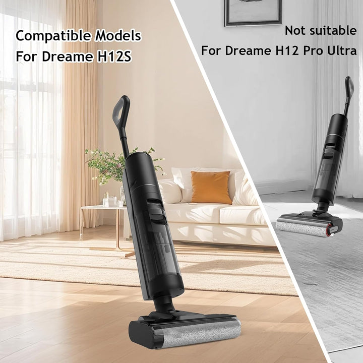 Bürstenrolle + Filter Ersatzteile für Dreame H12S Nass und Trockensauger Zubehör Set, 2 Bürstenrolle