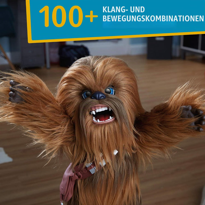 Hasbro E0584EU4 Star Wars - Solo Film Chewbacca, interaktive Plüschfigur