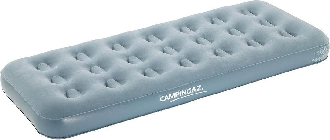 Campingaz Luftbett Quickbed Single - Indoor/Outdoor Luftmatratze eine Person, Velours Gästebett, Kom
